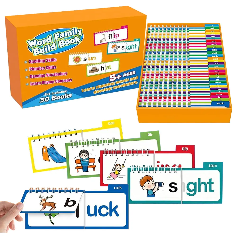 30 Pcs Vocabulary Flip Book